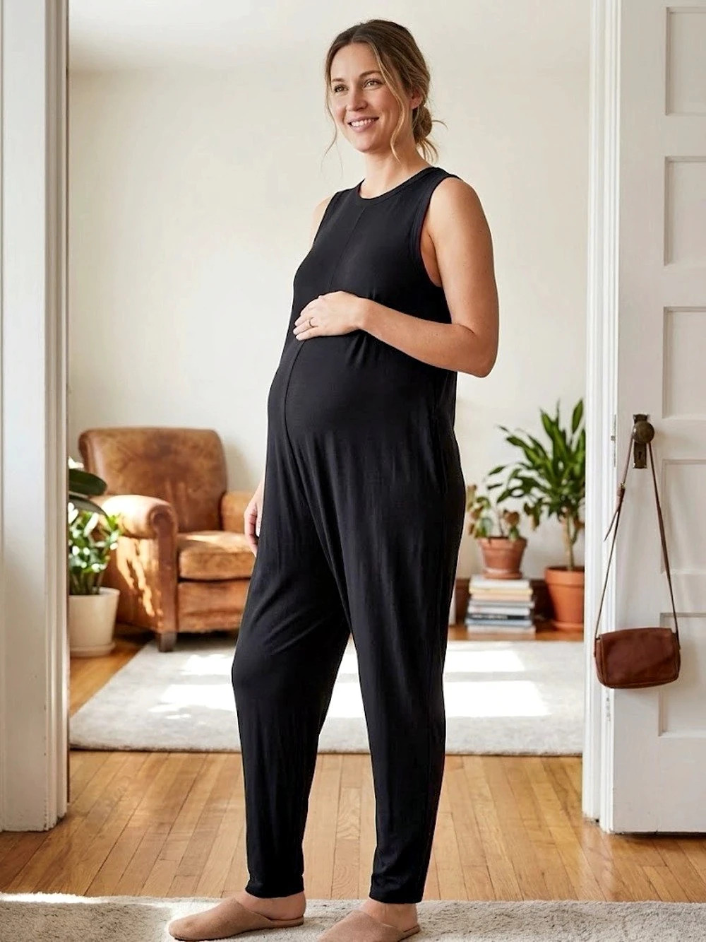 HATCH The 24/7 Feeding Jumper Black Maternity Jumpsuit Size 2
